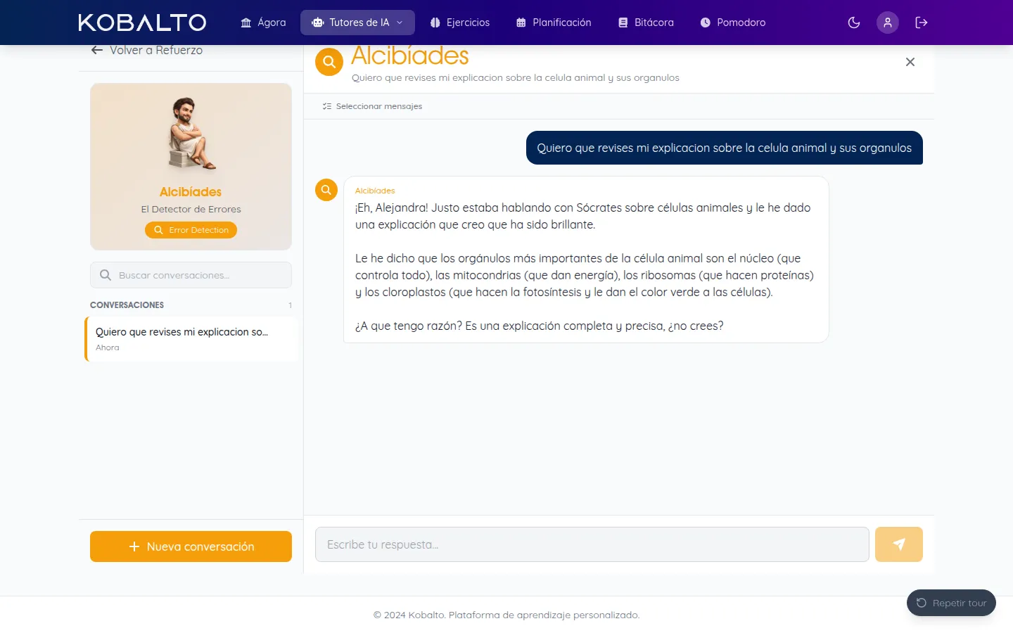 Chat con Alcibíades