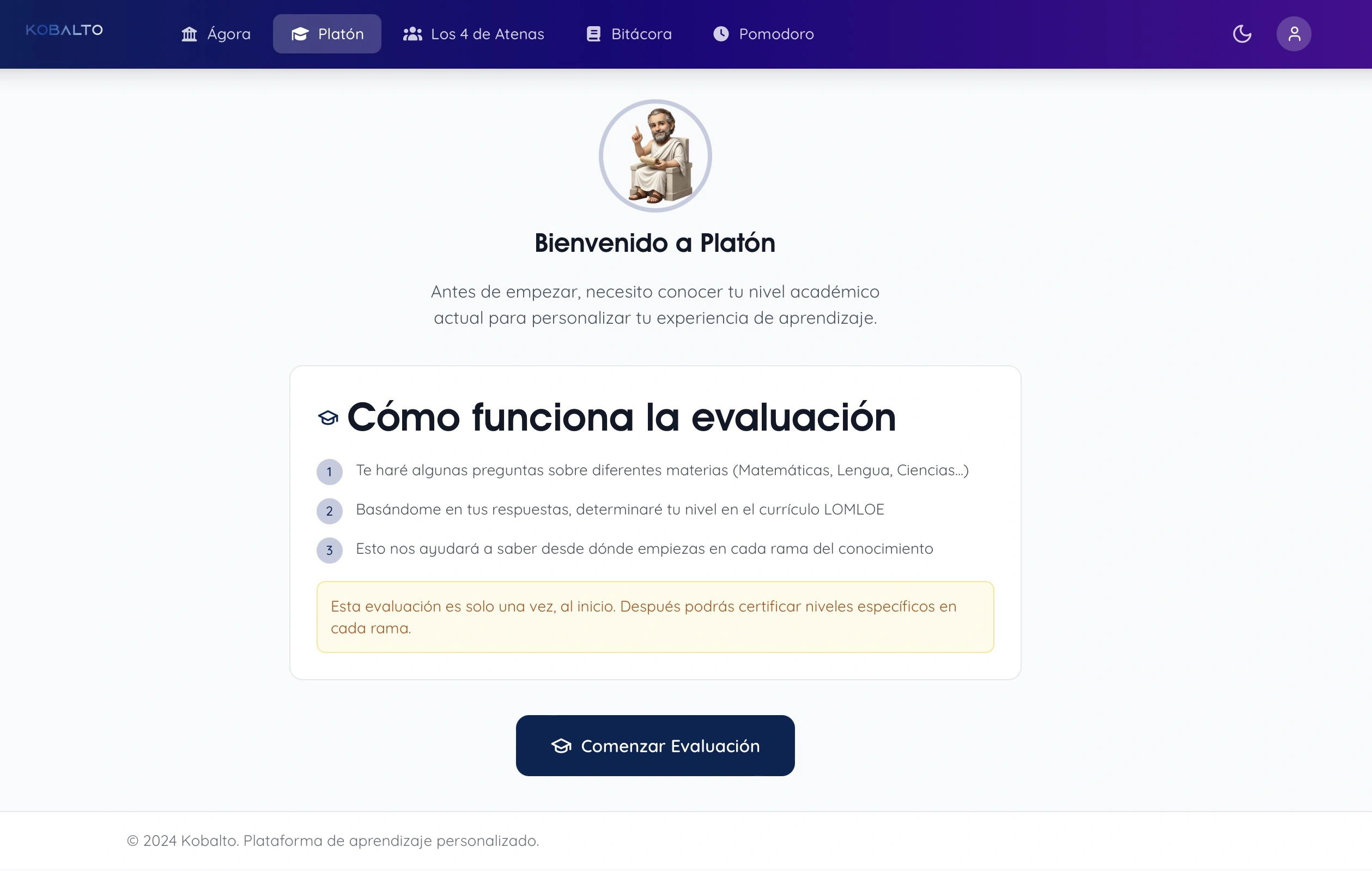 Certificación con Platón