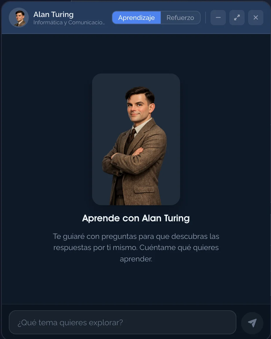 Chat con Alan Turing