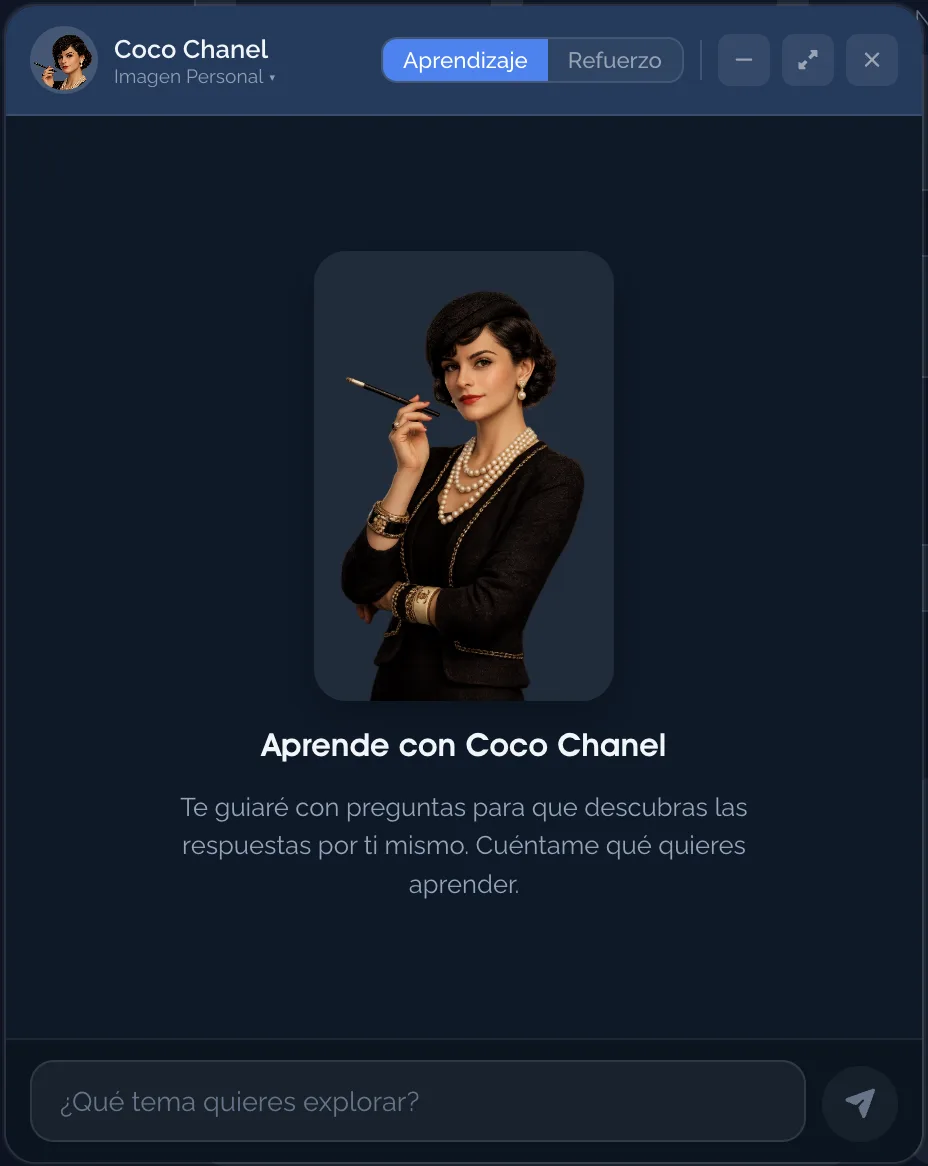 Chat con Coco Chanel