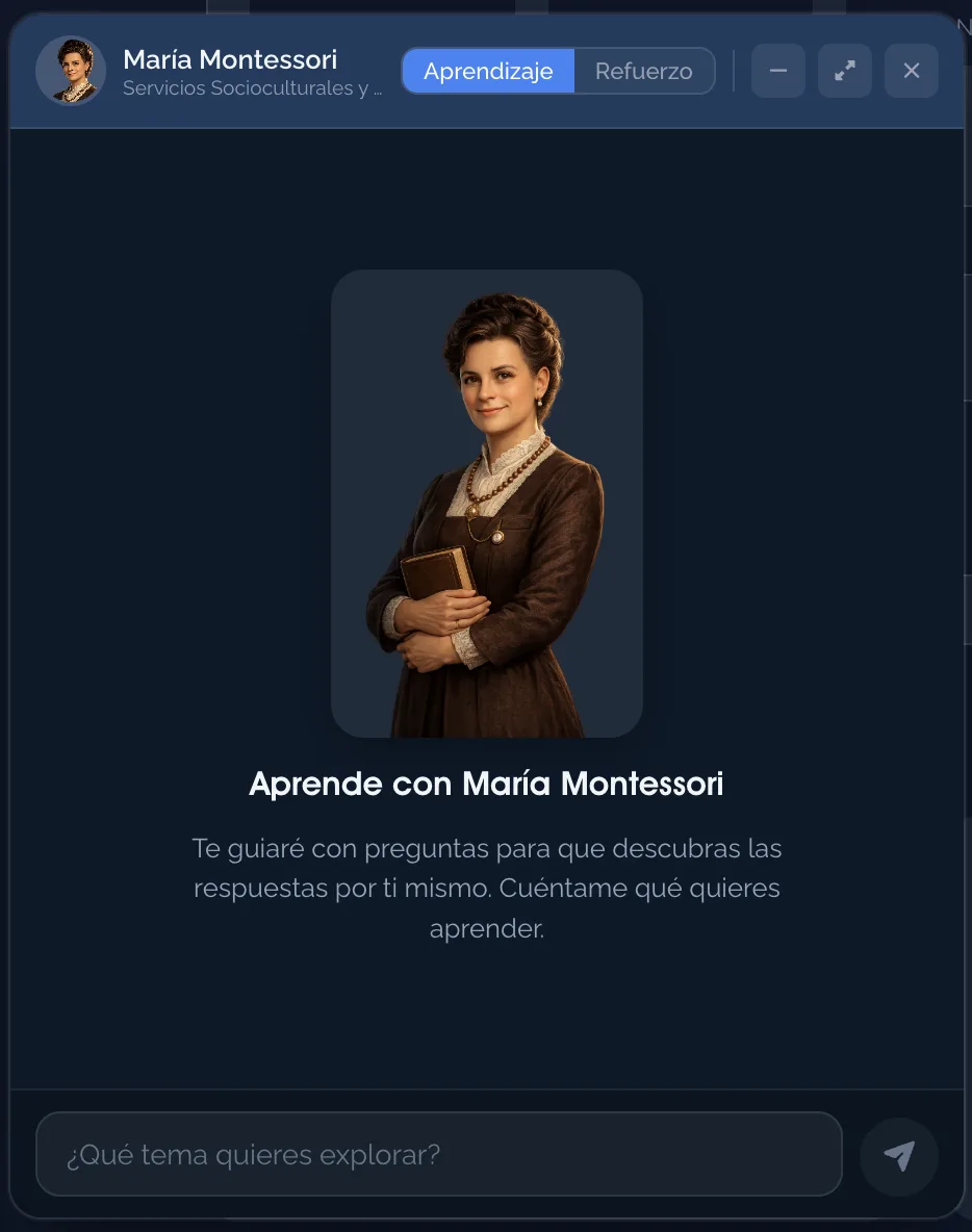 Chat con Montessori