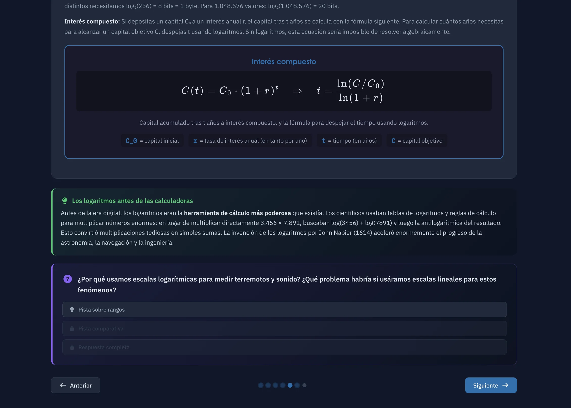 Fórmulas y método socrático