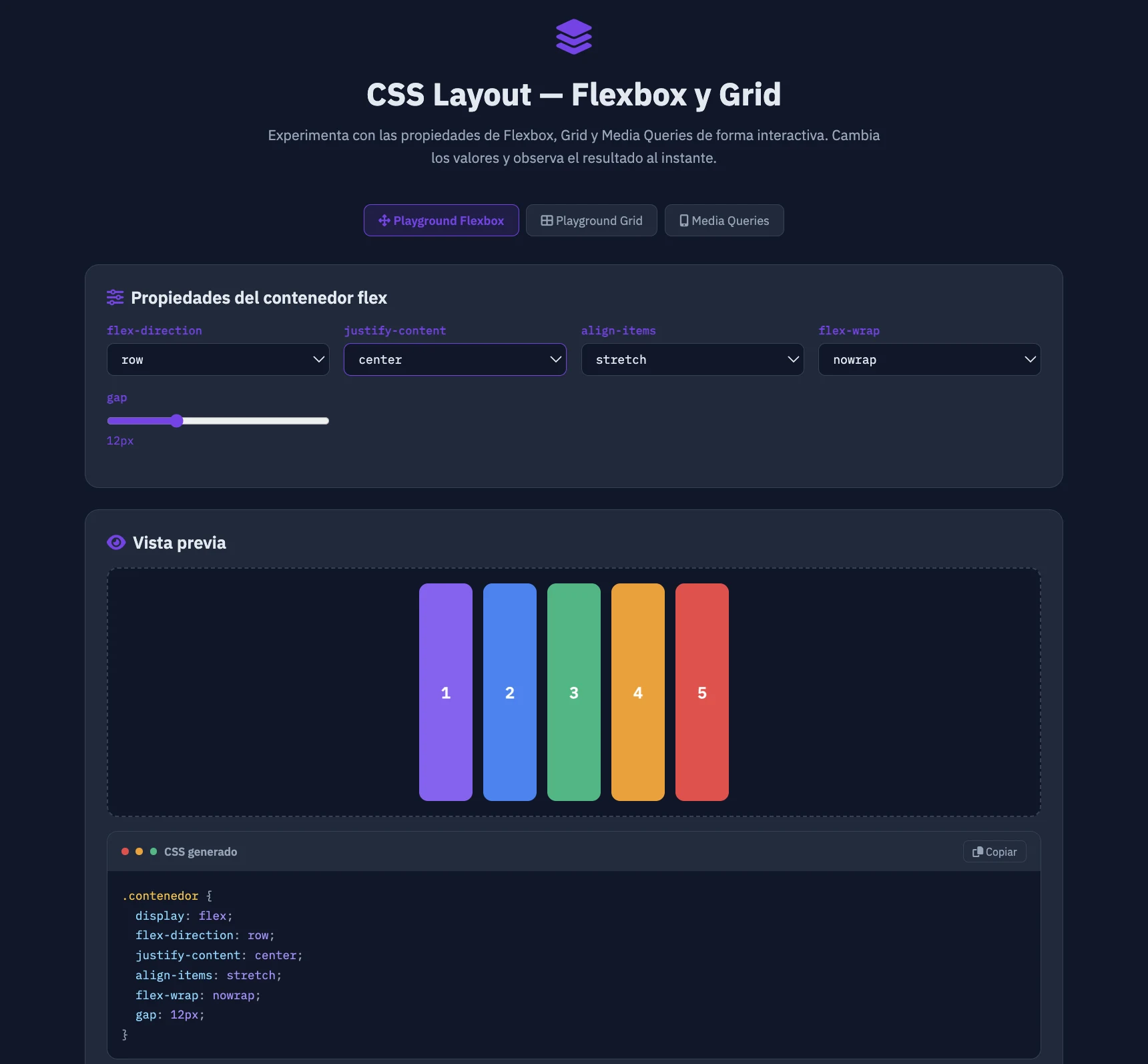 CSS Layout — Flexbox y Grid