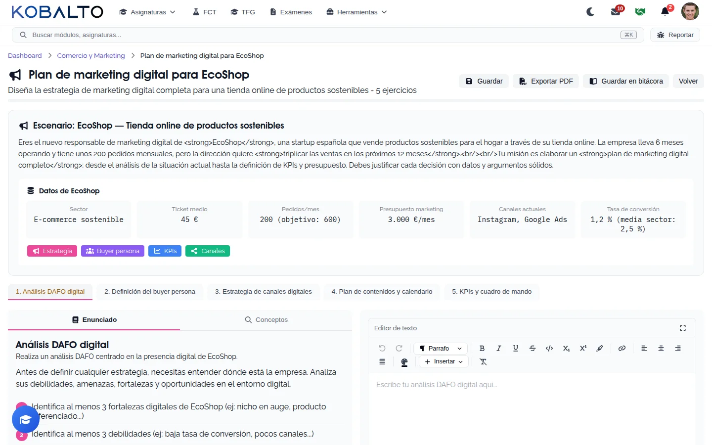 Caso práctico de marketing