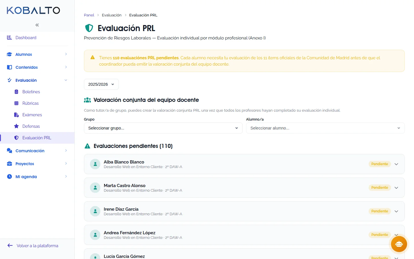Prevención de riesgos laborales