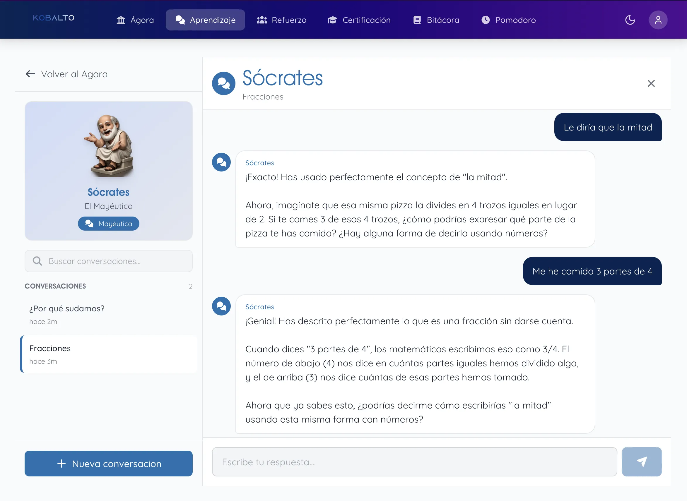 Sócrates - Conversación ejemplo 2